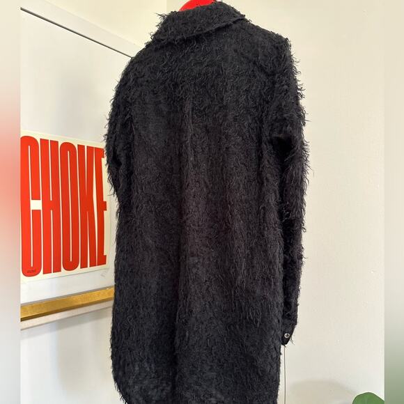 Comme des garçons fringe faux fur button shirt - Picture 9 of 11